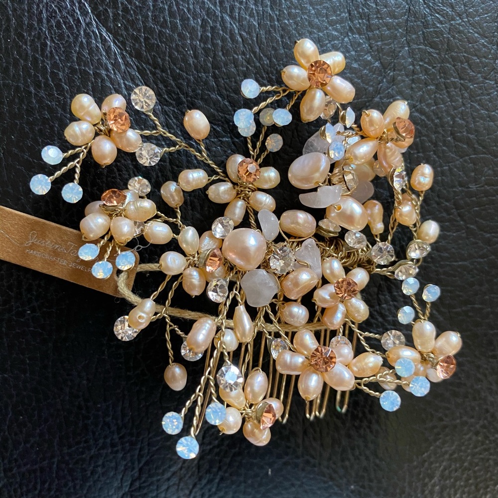 BHLDN Gypsophila Gold Comb By Justin & Taylor